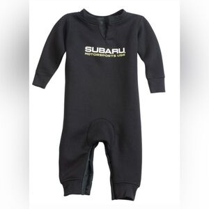 Subaru baby fleece onesie
